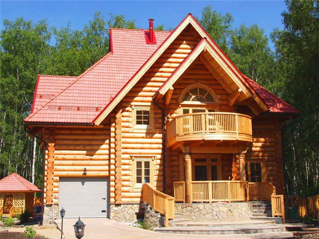 Строительство деревянных домов с мансардой